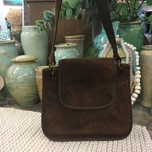 Gorgeous Elcanto classic bag brown suede